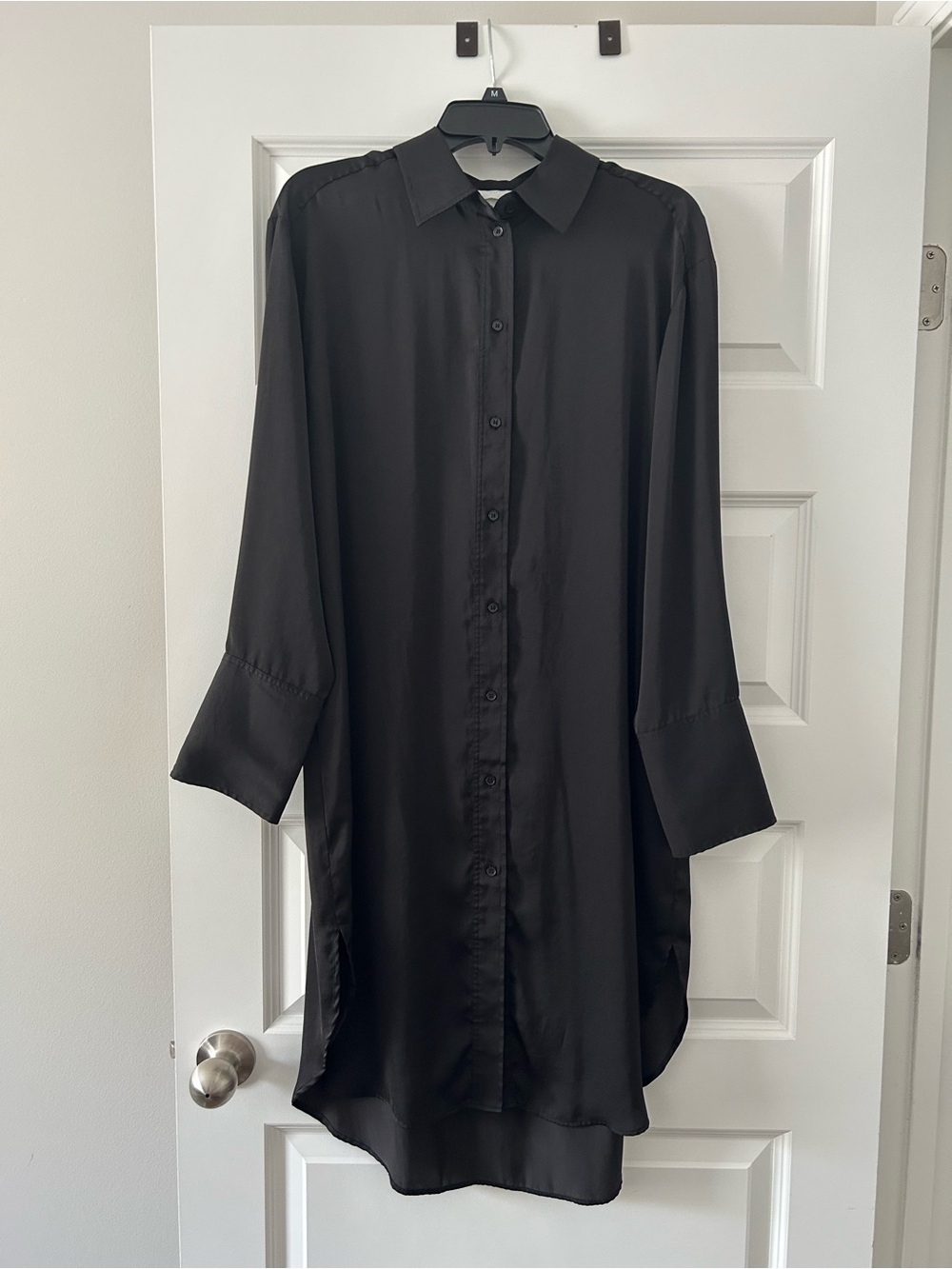 H&M Oversized Black Shirt Dress